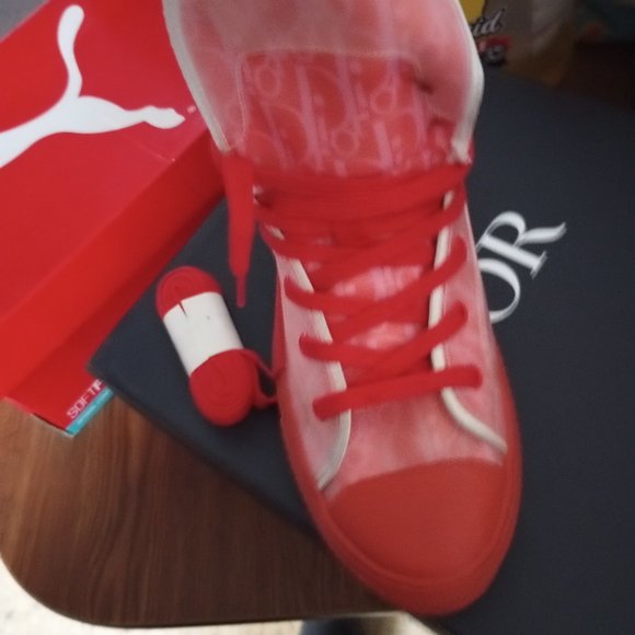 Christian Dior b23 red men's size 12 - Picture 5 of 10